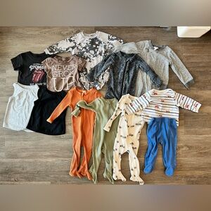 12 Piece Baby Clothing Lot 6-12 Months